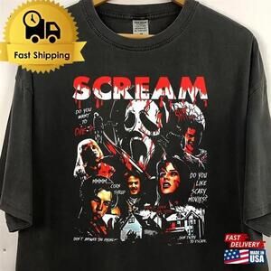 Scream Retro Halloween Horror Cult Film T-Shirt
